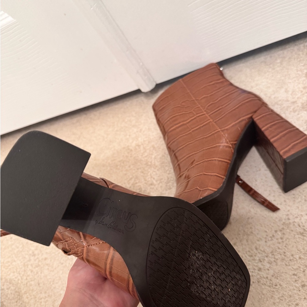 Sam Edelman Brown Heeled Boots